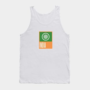 India Country Symbols Tank Top